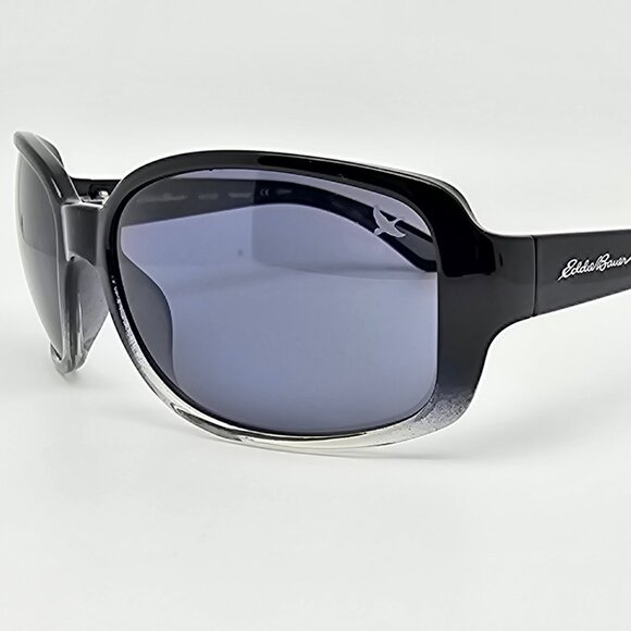Eddie Bauer Kaylee EB39604P Black Fade Frame Polarized Grey Lens Sunglasses 61mm - Picture 1 of 12